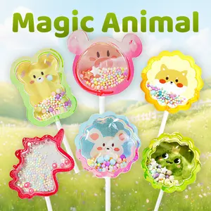 Candy Master MeCandy 5D Lollipop - Handcrafted in Fruity Flavors, 0 Fat & Guilt-free, 8 Counts, Individually Wrapped,Perfect for Parties , Unique Visual & Sound Experience summervibes