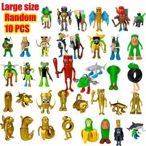 Random 10 Pieces Large Size Italian Brainrot Theme Collectible Statue Figurine Set, Collectible Figurines, Desk Decor Office Decoration, Small Statues