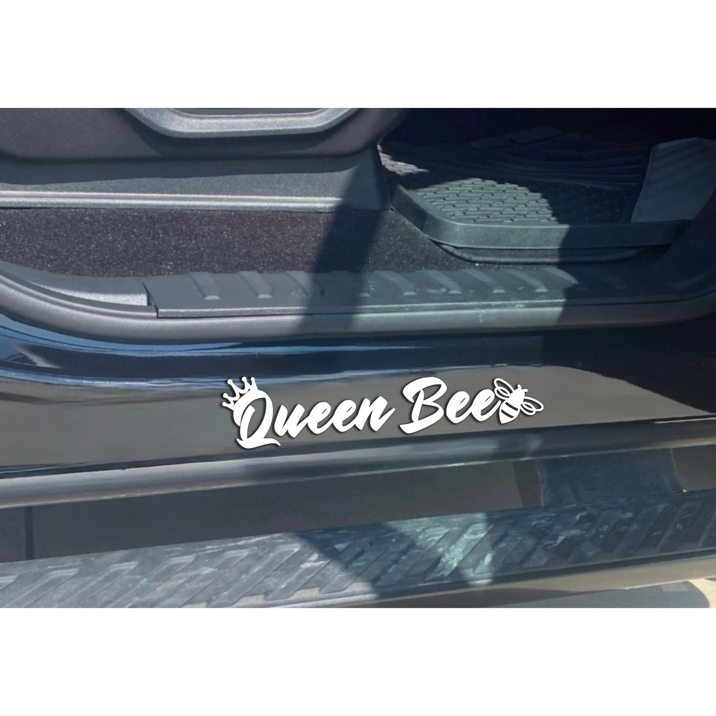 Queen Bee Car Decal: Wife's Passenger Seat Sticker