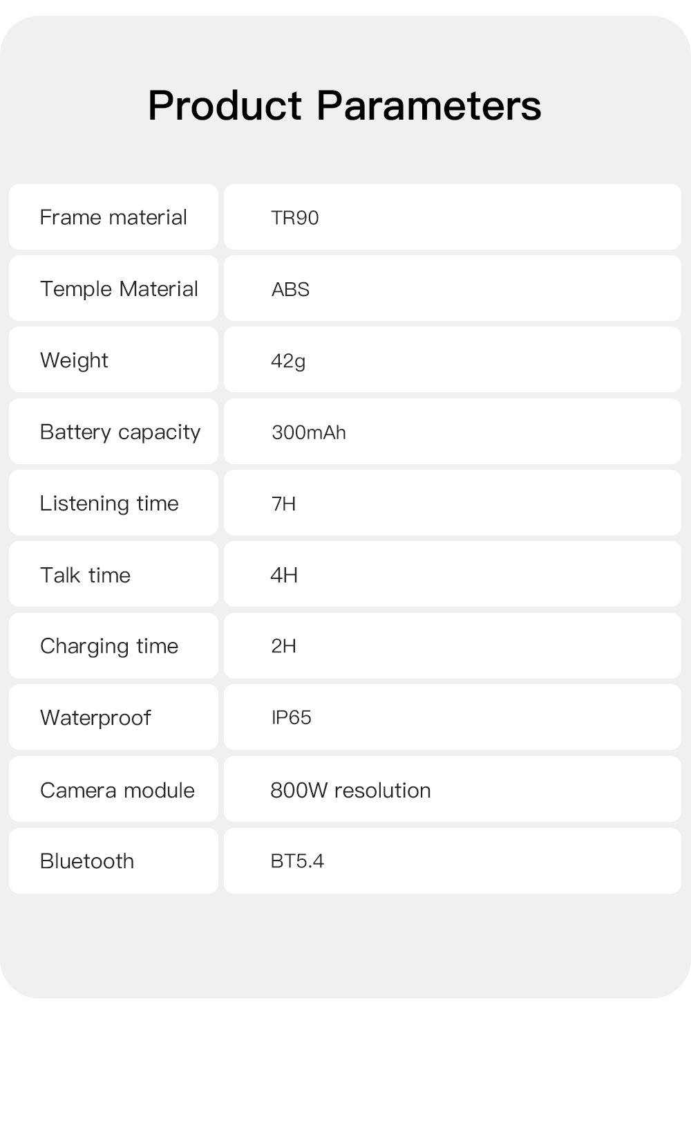 Smart AI Camera Glasses with 8MP Photochromic Lenses ,Button Touch Adjustment for Travel Outdoor Adventures Hands-Free Photography 160+Languages Real-Time Translation Bluetooth Wireless Wearable Video Recording UV Protection
