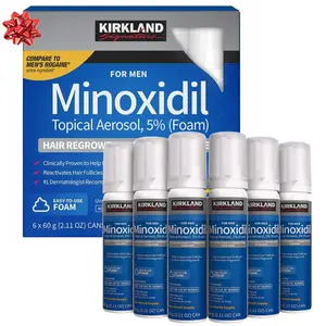 Kirkland Signature Minoxidil Foam Hair for Men 5% Solution 2.11 oz 1, 2, 3 to 6 Month Supply Haircare
