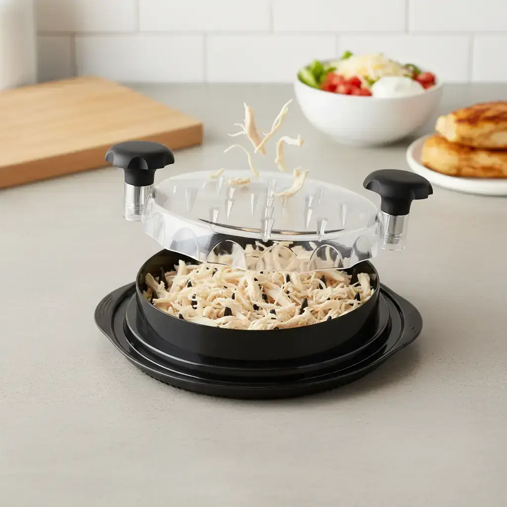 Clear Meat Chopper, Manual Food Chicken Breast Shredder Tool, Portable Meat Chopper for Daily Use, Kitchen Utensils, Household Kitchen Accessories