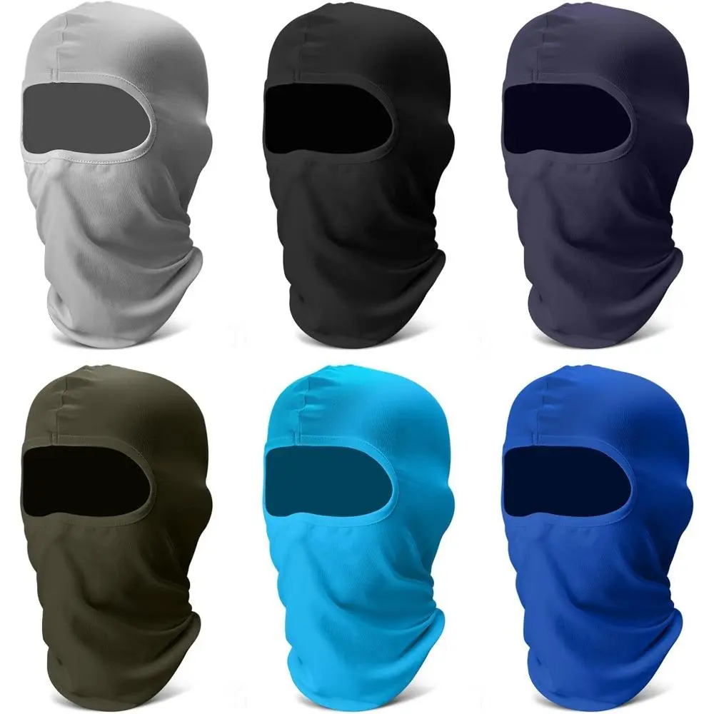 6 Pcs Stretchy Sun Protection Balaclava Value Pack,Stretchy Soft Summer Face Scarf Shield,Budget Friendly Outdoor Gear for Squad,Driving & Daily Work,Halloween Christmas Party Fathersdaygift,Hand Tools Kits