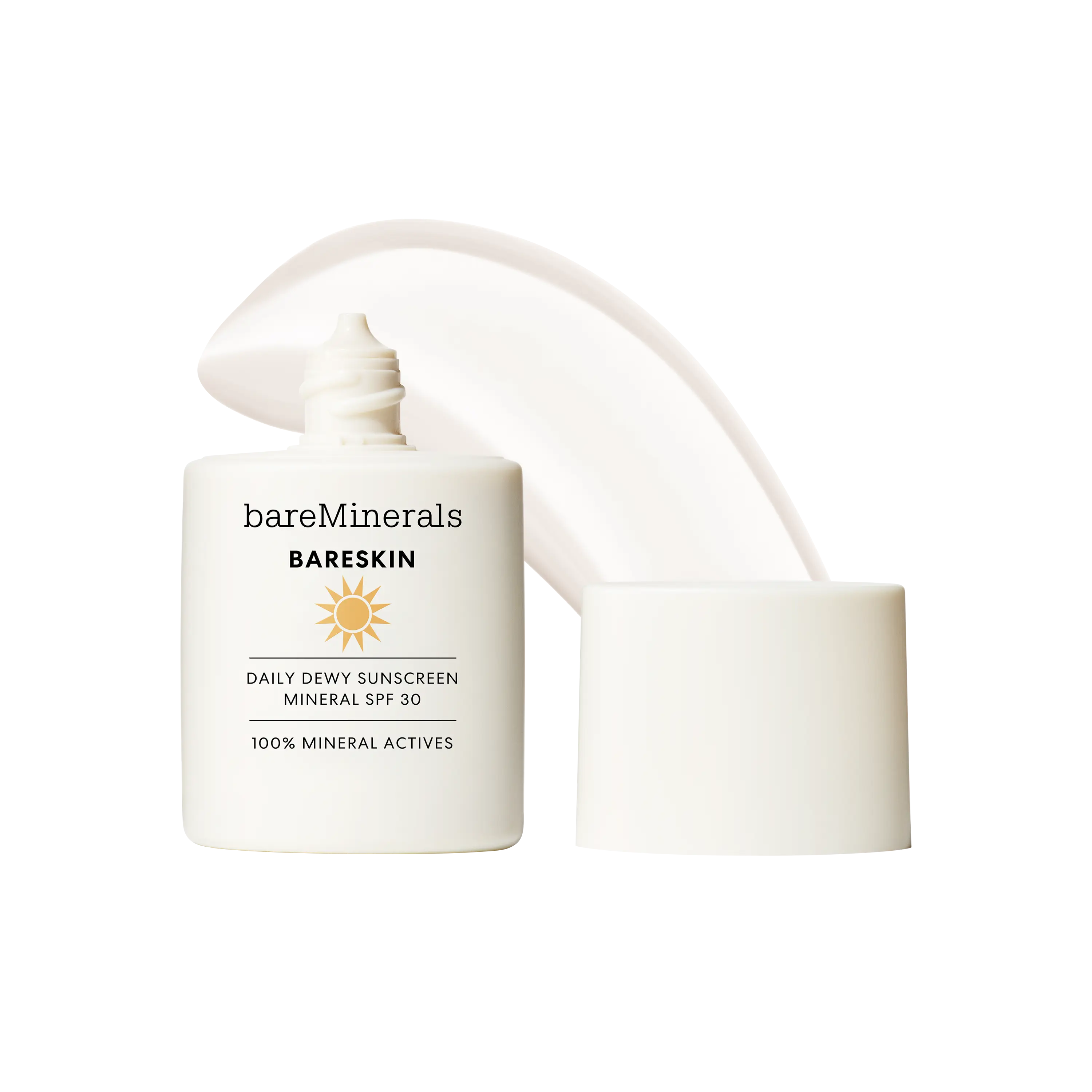 bareMinerals Bareskin Daily Dewy Sunscreen Mineral SPF 30 - Hydrates, Protects, Radiant Skin for Everyday Wear bareMinerals Bareskin Daily Dewy Sunscreen Mineral SPF 30 - Hydrates, Protects, Radiant Skin for Everyday Wear