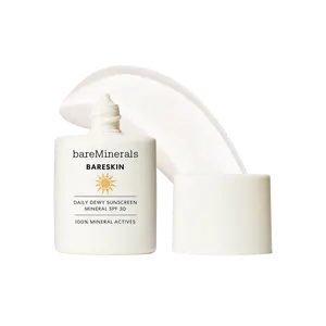 bareMinerals Bareskin Daily Dewy Sunscreen Mineral SPF 30 - Hydrates, Protects, Radiant Skin for Everyday Wear
