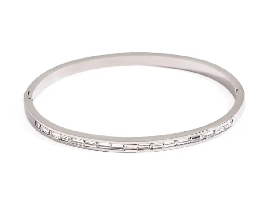 Silver Luna Bangle