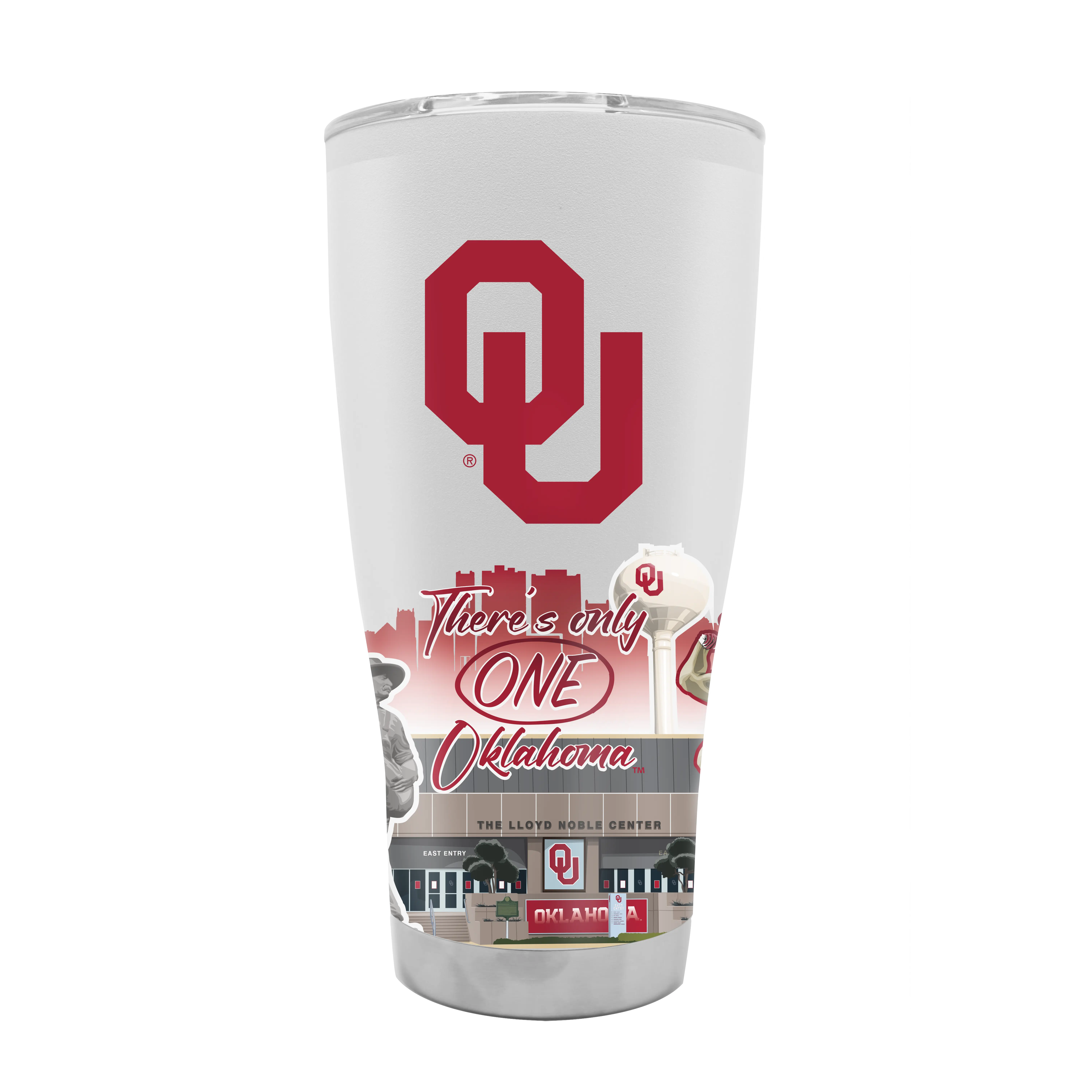 Oklahoma 30oz Campus Icons Tumbler