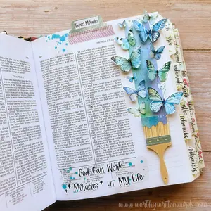 Expect Miracles Old Testament Bible Journaling Page Kit