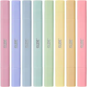 Aesthetic Bible Highlighters, No Bleed Through, Assorted Colors, Cute Dual-Tip Highlighters For Journaling And School Accessories, No Bleed Bible Highlighters And Pens
