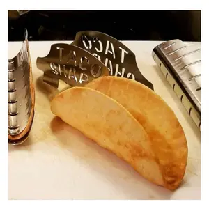 Shellminator Perfect Taco Shaper Single 1 Stainless Steel Kitchen Utensil for Crunchy Tacos Ideal for Taco Making