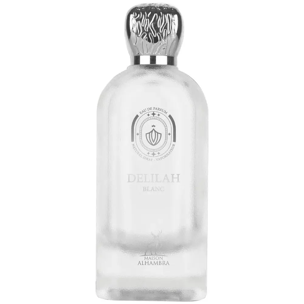Maison Alhambra Delilah Blanc Women's EDP Perfume Spray - 3.4 oz/100 ml (3 to 3.9 fl oz), Citrus, Amber, Floral, Musky Fruity Fragrance - Long-Lasting Women's Perfume