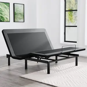 Cozy Castle Adjustable Bed Frame with Remote, Ergonomic Adjustable Base with Head & Foot Incline, Zero Gravity, Quiet Motor, and 6 Height-Adjustable Legs, Easy Assembly, Twin XL/Full/Queen/King/California King Size