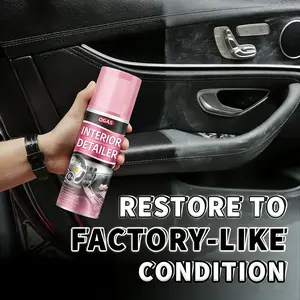 15 Oz Interior Detailer Restorer Polishesfor Leather,Plastic ,Rubber,User Friendly TrimRestorer Safe Auto Detailing Supplies- KitUV Protection Car