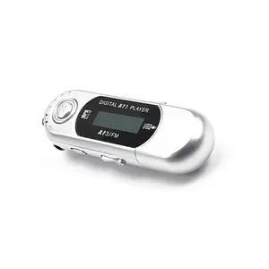 Mini MP3 Player with Lossless Sound, USB 2.0 Flash Drive, LCD Display, 3.5mm Audio Jack, Auto Shutdown for Music Lovers