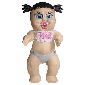 Inflatable Baby Girl Adult Costume