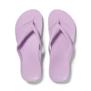 Arch Support Flip Flops - Comfortable & Supportive Sandals for Women - Lilac - Archies Footwear