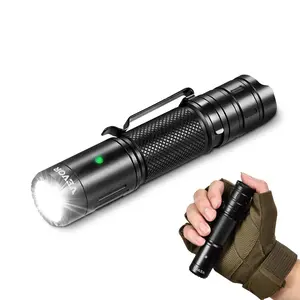 VEVOR Rechargeable Flashlight,  High Lumens LED Flashlight with 6 Lighting Modes, IP66 Waterproof Handheld Flash Light for Home, Hiking, Camping, Emergencies, Lightweight & Portable