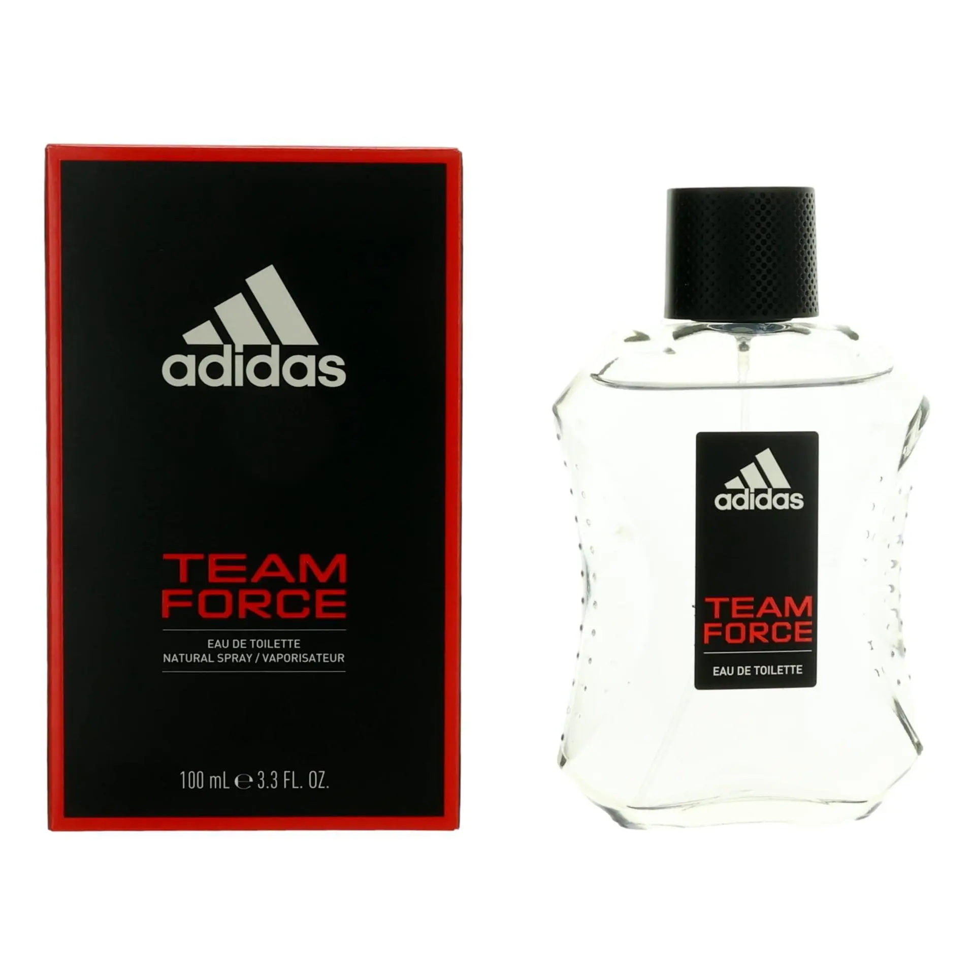 Adidas Team Force Long-Lasting Eau De Parfum Spray for Men, 3.4 fl oz, Edp Spray