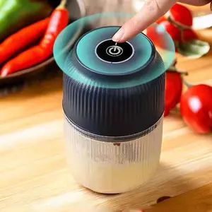 Black Friday Electric Mini Food Chopper USB Rechargeable Small Food Processor for Garlic Puree Onion Herb Veggie Ginger Fruit Multifunctional Kitchen Appliances Compact Design kitchen  gadgets