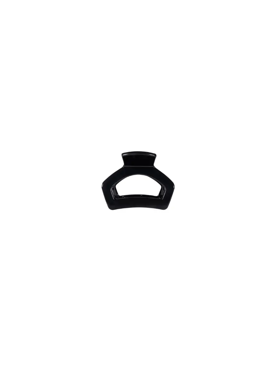 TELETIES | Petite Open Claw Clip - Jet Black
