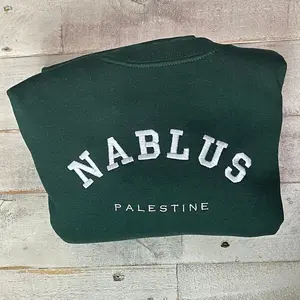 Embroidered Nablus Palestine Sweater