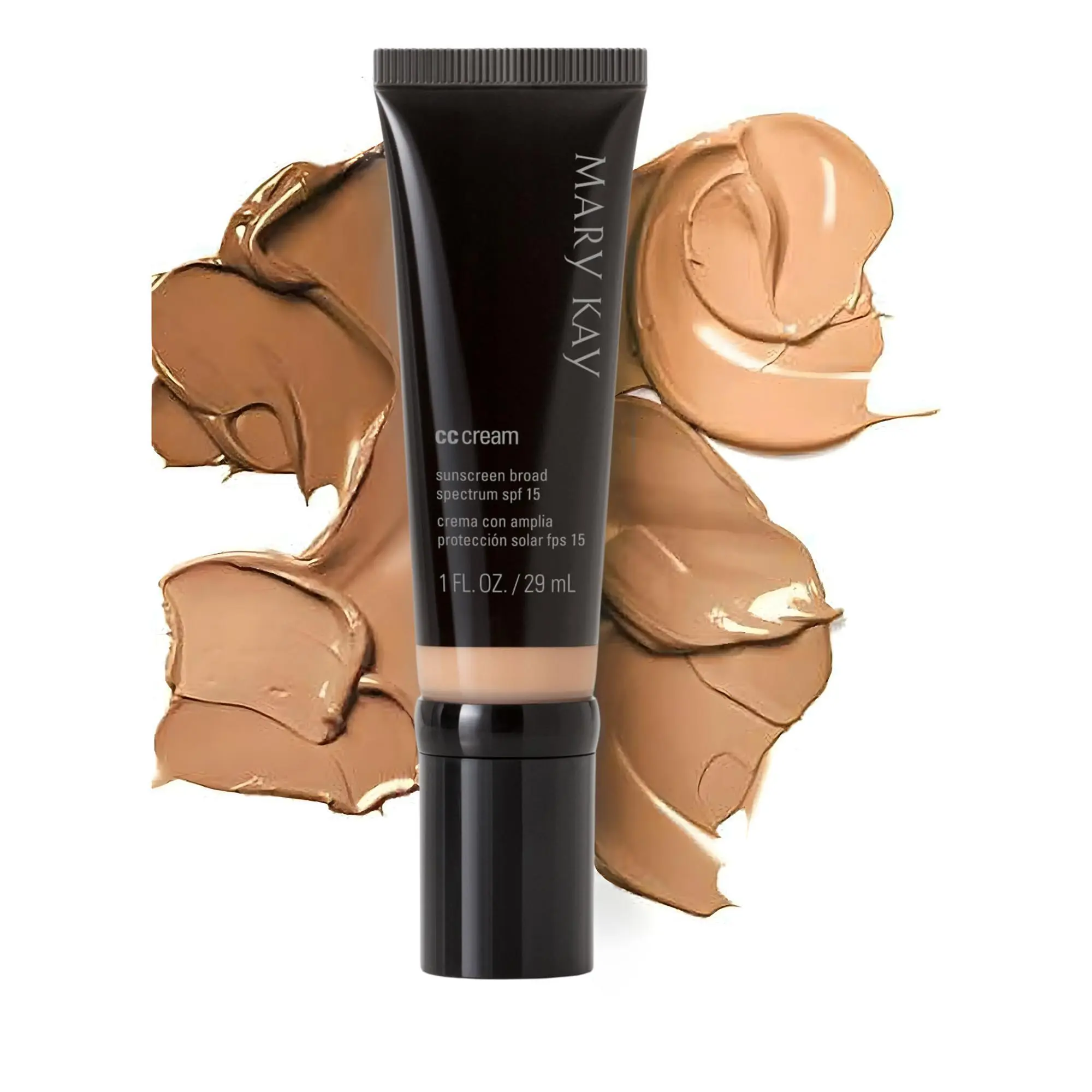 Mary Kay CC Cream Sunscreen - Broad Spectrum SPF 15 UV Shield, Oil-Free, Fragrance-Free, Non-Comedogenic, Lightweight Silky Balm, Brightening Flawless Makeup Base for Sensitive Skin, Hydrating Beauty Product