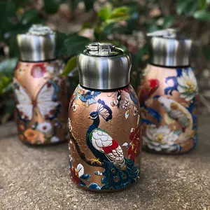 Portable Stainless Steel Insulated Cup, Food Grade Material, Portable Handle, Leak Proof Design, Vacuum Insulation 6-12 Hours