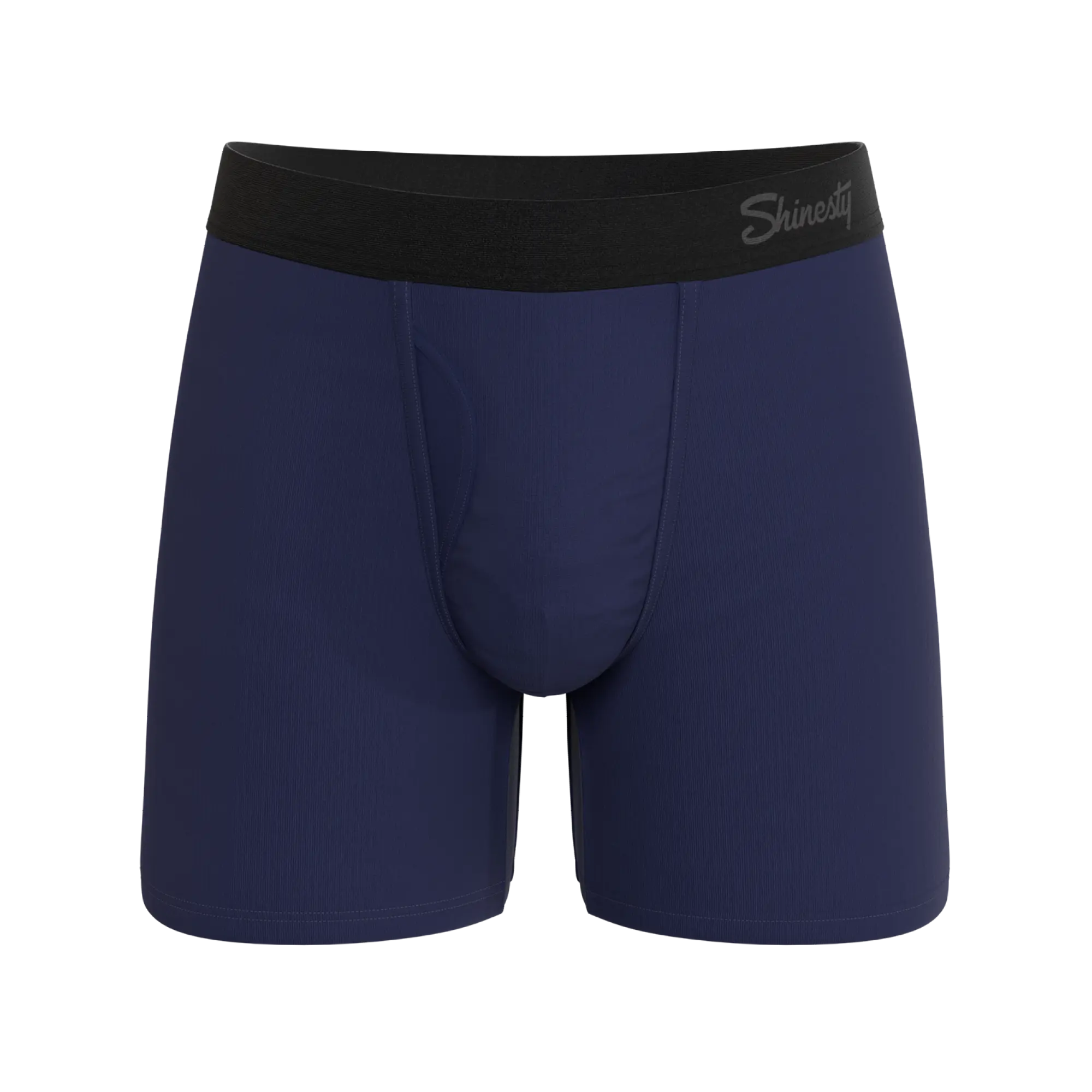The Big Blue | Shinesty Navy Ball Hammock® Pouch Underwear With Fly