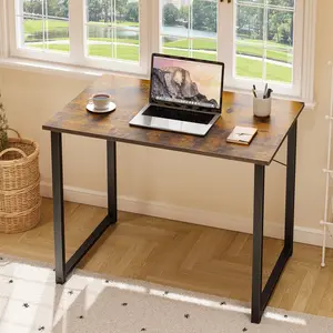 32-Inch Small Computer Desk for Small Spaces, Modern Simple Style, Sturdy Design for Living Room, Bedroom, or Home Office