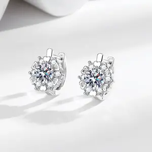 Romantic Snowflake Earrings Sparkling Winter Jewelry Cubic Zirconia Chic Daily Accessories Birthday Christmas Wedding Engagement Anniversary Party Gifts Mother's Day Gift