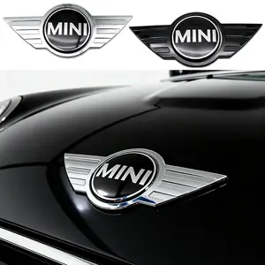 Mini Car Front & Rear Emblem, Durable Scratch-Resistant Hood Badge Replacement, Fits Mini All Models Including Cooper Countryman Clubman