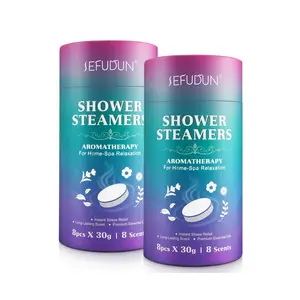 Sefudun Luxury Aromatherapy Shower Steamers - 16 Pack Body Care Products for Stress Relief & Moisturizing, Self-Care Birthday/Christmas Stocking Stuffers for Adults, Relaxation Home SPA Essentials