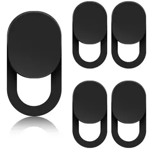 Webcam Cover Slide, [5 - Pack]Ultra-Thin Web Camera Cover for Laptops, PC,Computer and Apple Devices like MacBook,iMac, iPad and iPhone Phone.0.022in Thick Web Blocker for Privacy and Security Tech Accessories