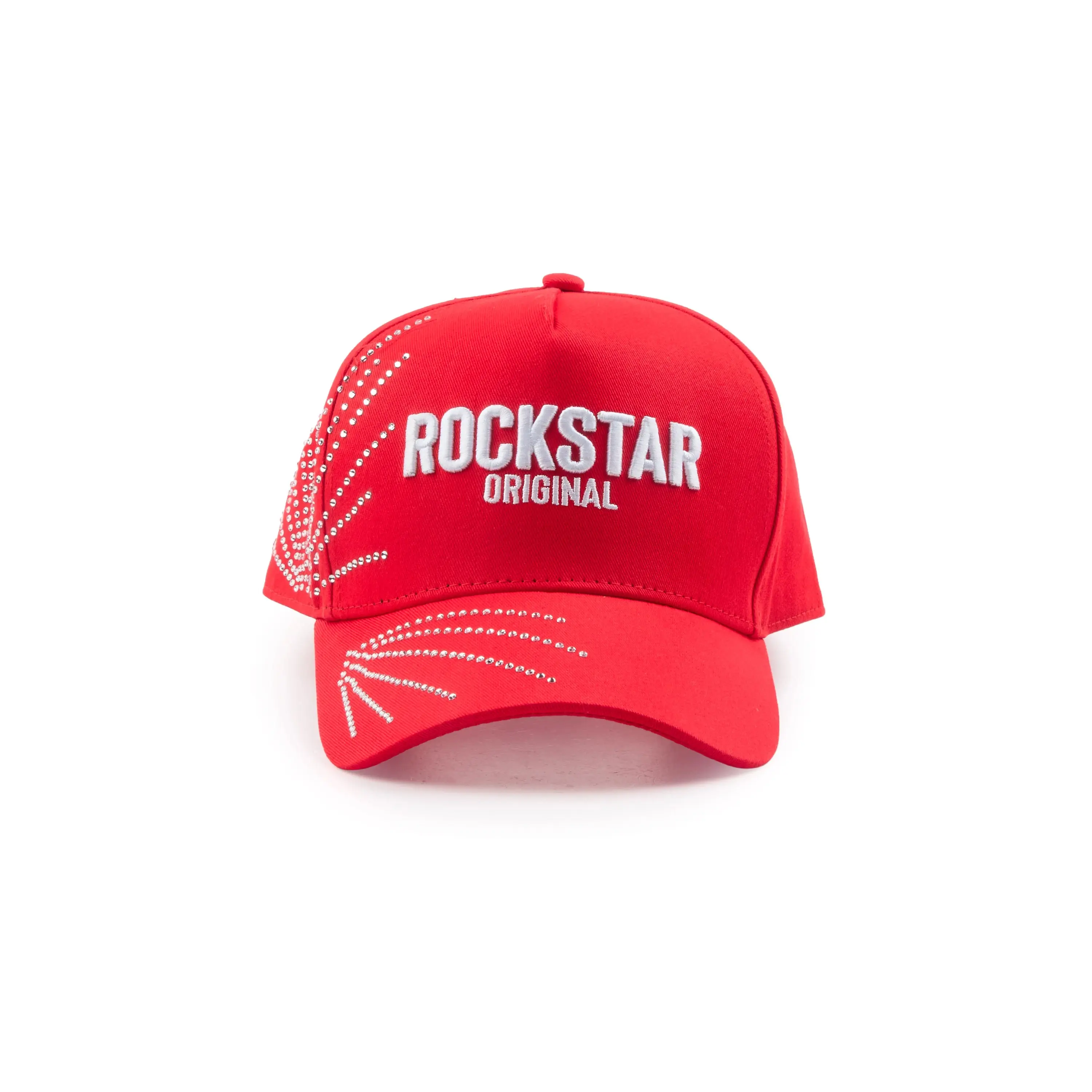 Baldwin Red Rhinestone Trucker Hat