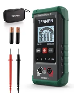 TESMEN TM-510 Digital Multimeter with Auto-Ranging 4000 Counts, Non-Contact Voltage Detection, Measures AC/DC Voltage, Resistance & Continuity