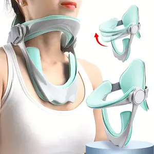 Neck & Cervical Spine Support Brace, Adjustable Neck Corrector, Anti-Forward Head Posture, Universal Neck Collar, Ideal for Office Workers & Phone Addicts