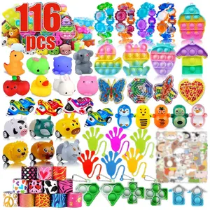 Best Mother’s Day 2026 Gifts 116 Pcs Party Favors for Kids 4-8-12,Pop Fidget Toys for Boys Grils, Treasure Box Toys for Classroom Prizes,Pinata Filler,Goodie Bag Stuffers,Treasure Chest Carnival Prizes,Easter Basket Stuffers