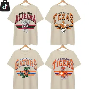 Custom University Vintage College T-shirt, Vintage T-shirt All Teams , Classic Sport T-shirt, Gifts For Sport Cotton B1Z