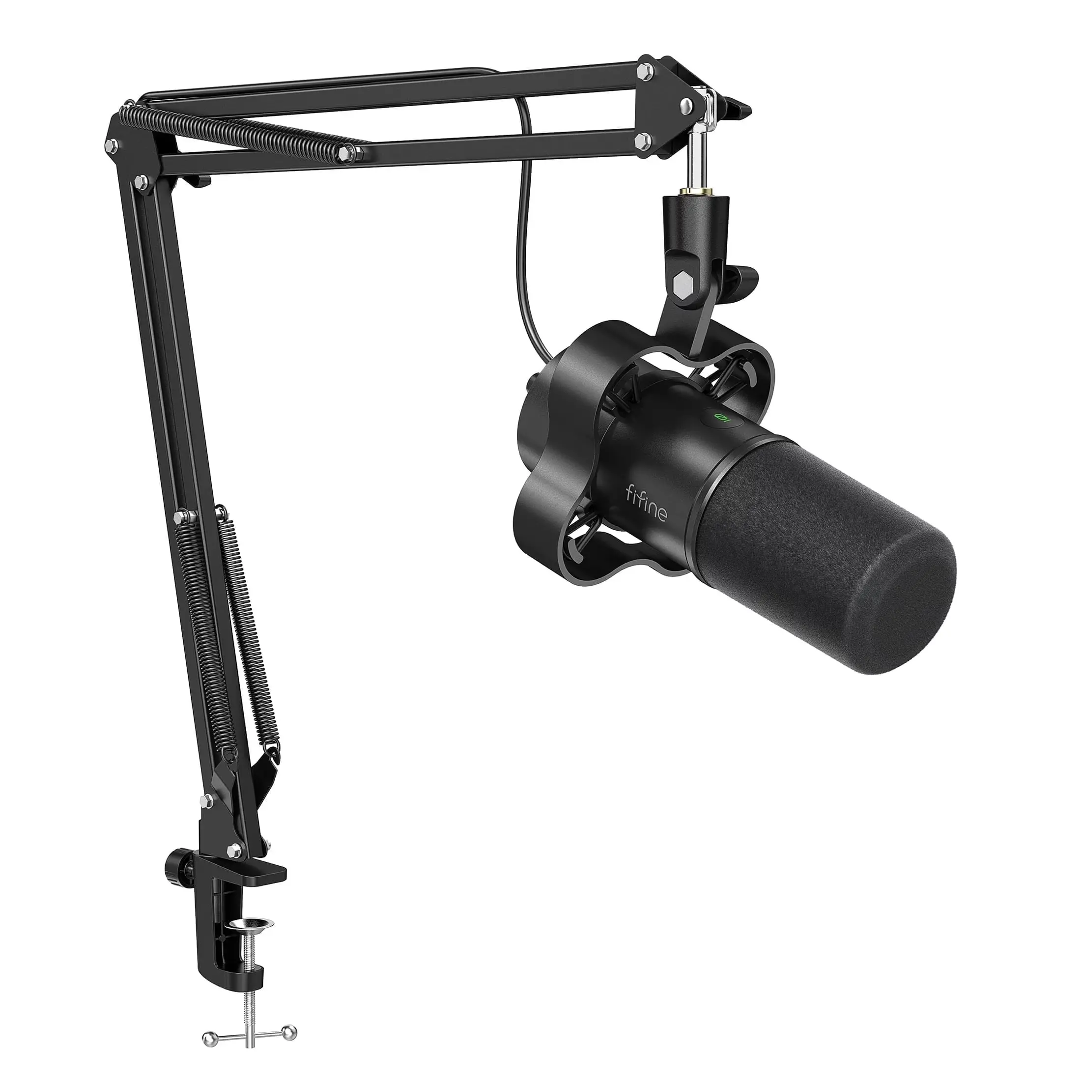 FIFINE K688 Neo USB/XLR Podcast Microphone – Dynamic Pro Mic, Mute & Monitor for Streaming, Gaming, Vocal & Music Recording Audio, for PC USB-C Smartphone Mixer, boom arm