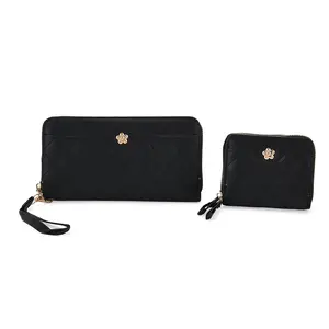 Tamsy Faux Leather Quilted Short Wallet and Long Wallet