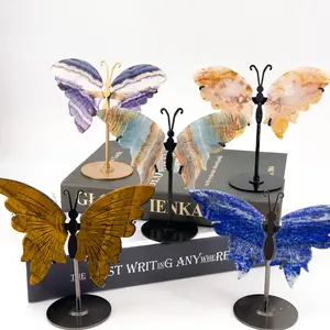 【Star Gate】1 count Elegant Natural Crystal Butterfly Wings,  Transform Your Home with Serene Light & Unique Elegance, Perfect Decor Gift