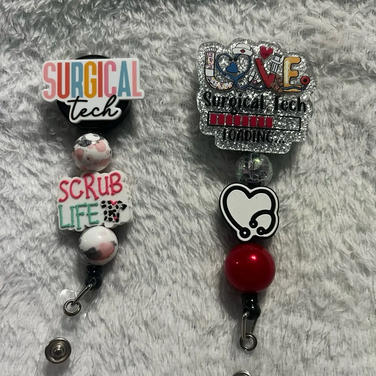 Handmade Medical Badge ID Tags with Customization Option for Personalization