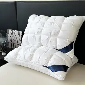 Hotel Collection Deep Sleep Pillow - Neck Support Pillow to Prevent Collapse—Mellow Sleep Suitable for Side, Back, and Stomach Sleeping