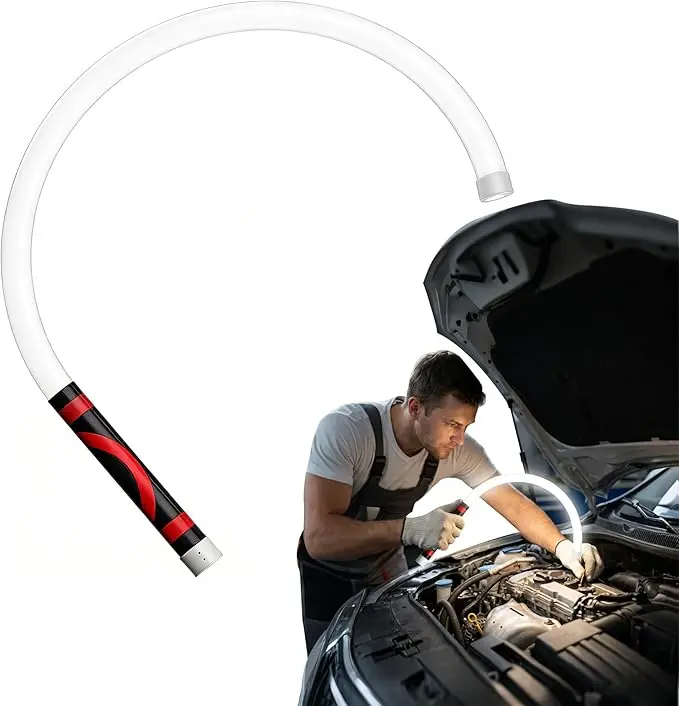 29-Inch Flexible LED Flashlight, Durable Bendable Portable Rechargeable Powerful Bright USB Handheld Work Lamp for Mechanical Repair, Hard-to-Reach Corners, Father's Day Gift for Mechanics (Portable Rechargeable Lighting Tool)