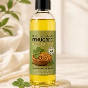 Pure Fenugreek Oil - Cold-Pressed, Natural Herbal