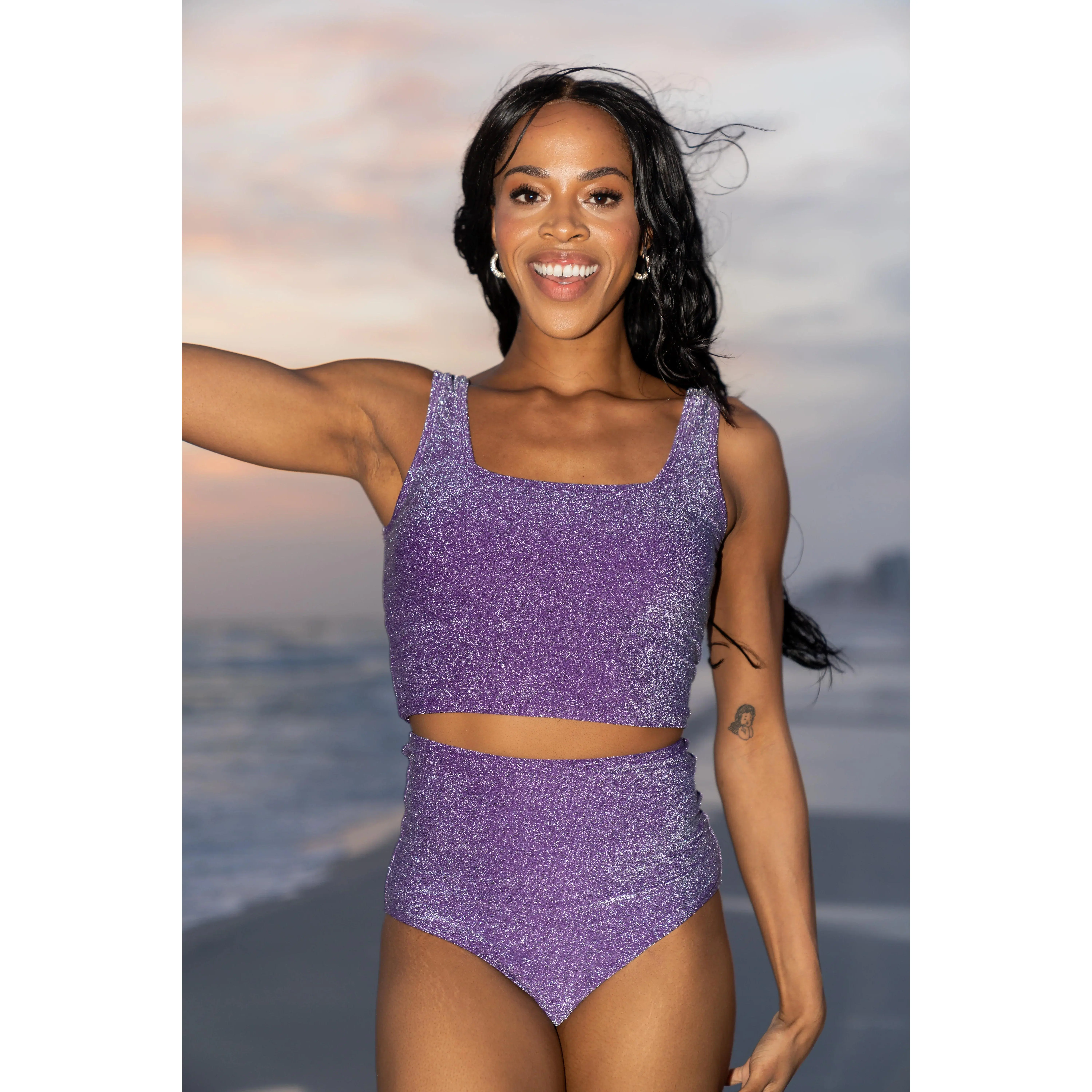 Coast Top | Purple Shimmer -Top Only