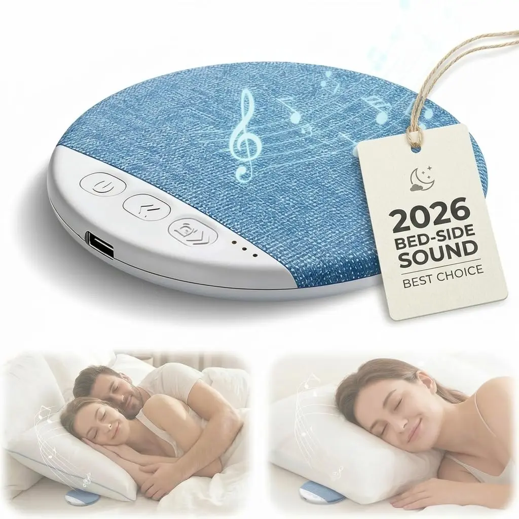Upgraded Sleep Pillow Speaker, Wireless Under-Pillow Bluetooth Speaker with White Noise & Sleep Timer, Ultra-Thin Stereo Bass Private Sleep Headphones for Adults & Kids,back to school,back to school haul Audio Wireless Speakers
