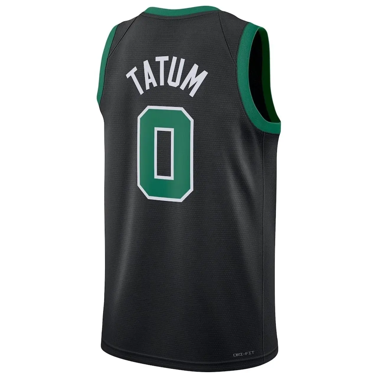 Unisex Basketball #0 Tatum Boston Team Swingman Jersey - Statement Edition - Black