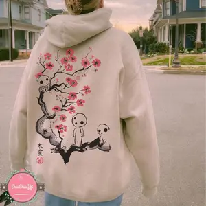 Princess Mononoke Forest Spirit Kodama Hoodie, Studio Ghibli Shirt, Mononoke Shirt, Studio Ghibli Gift Shirt, Y2K Shirt