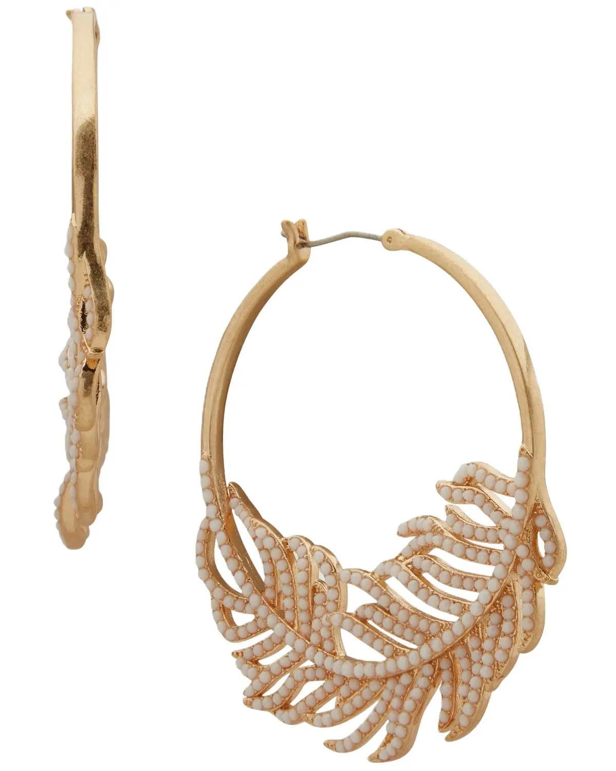 Lainey Wilson Women's Women'S Feather Hoop Earrings - 37G00148